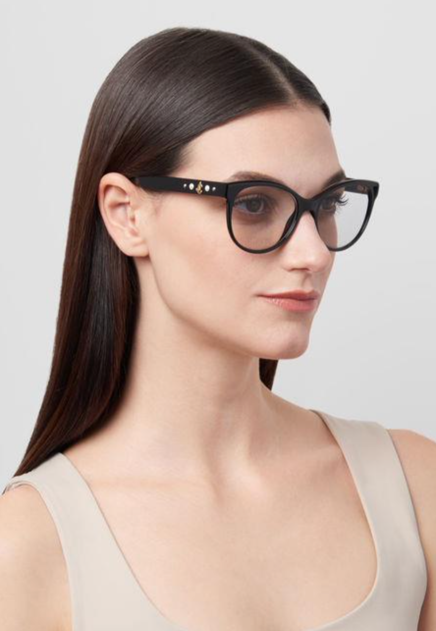 JIMMY CHOO OPTICAL 336 STRIPPED PINK