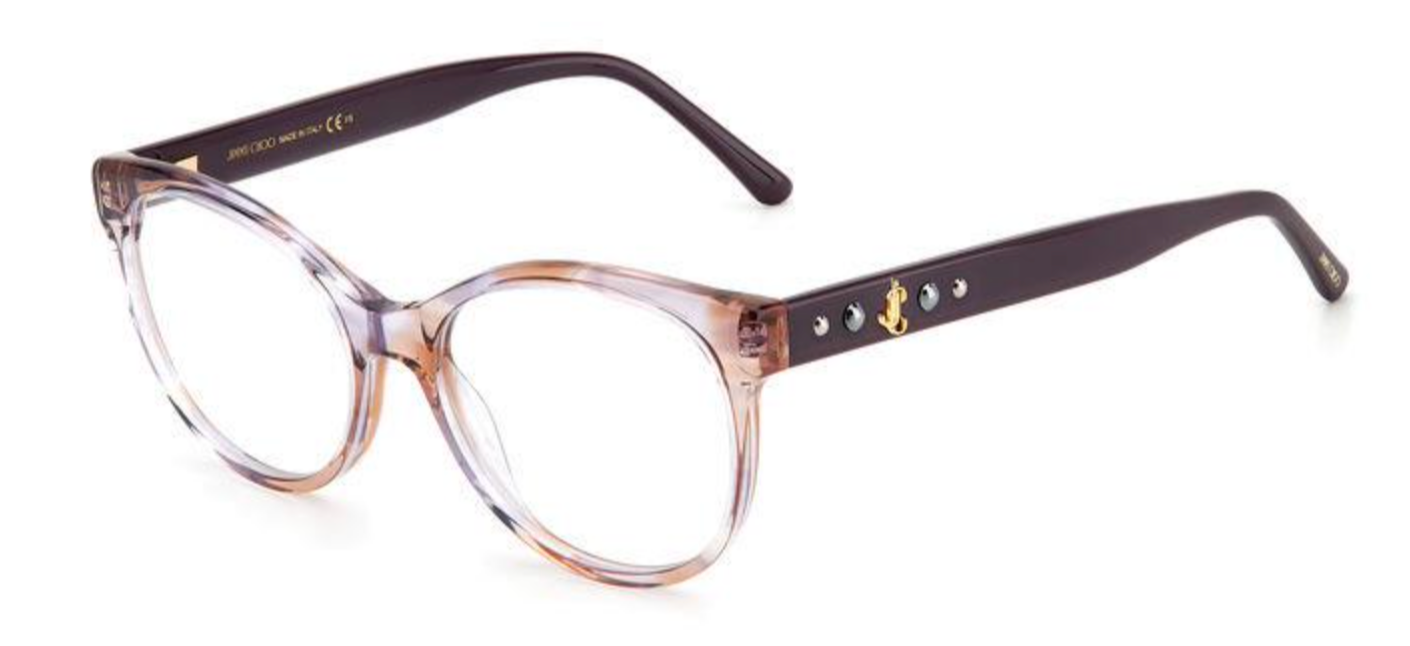 JIMMY CHOO OPTICAL 336 STRIPED VIOLET