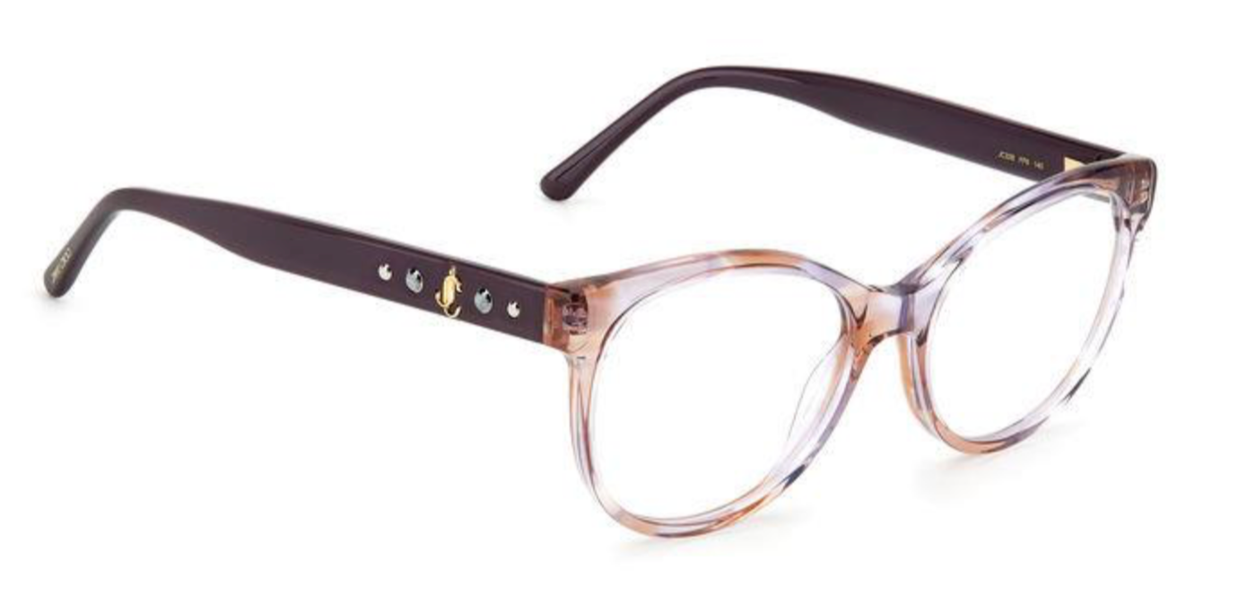 JIMMY CHOO OPTICAL 336 STRIPED VIOLET