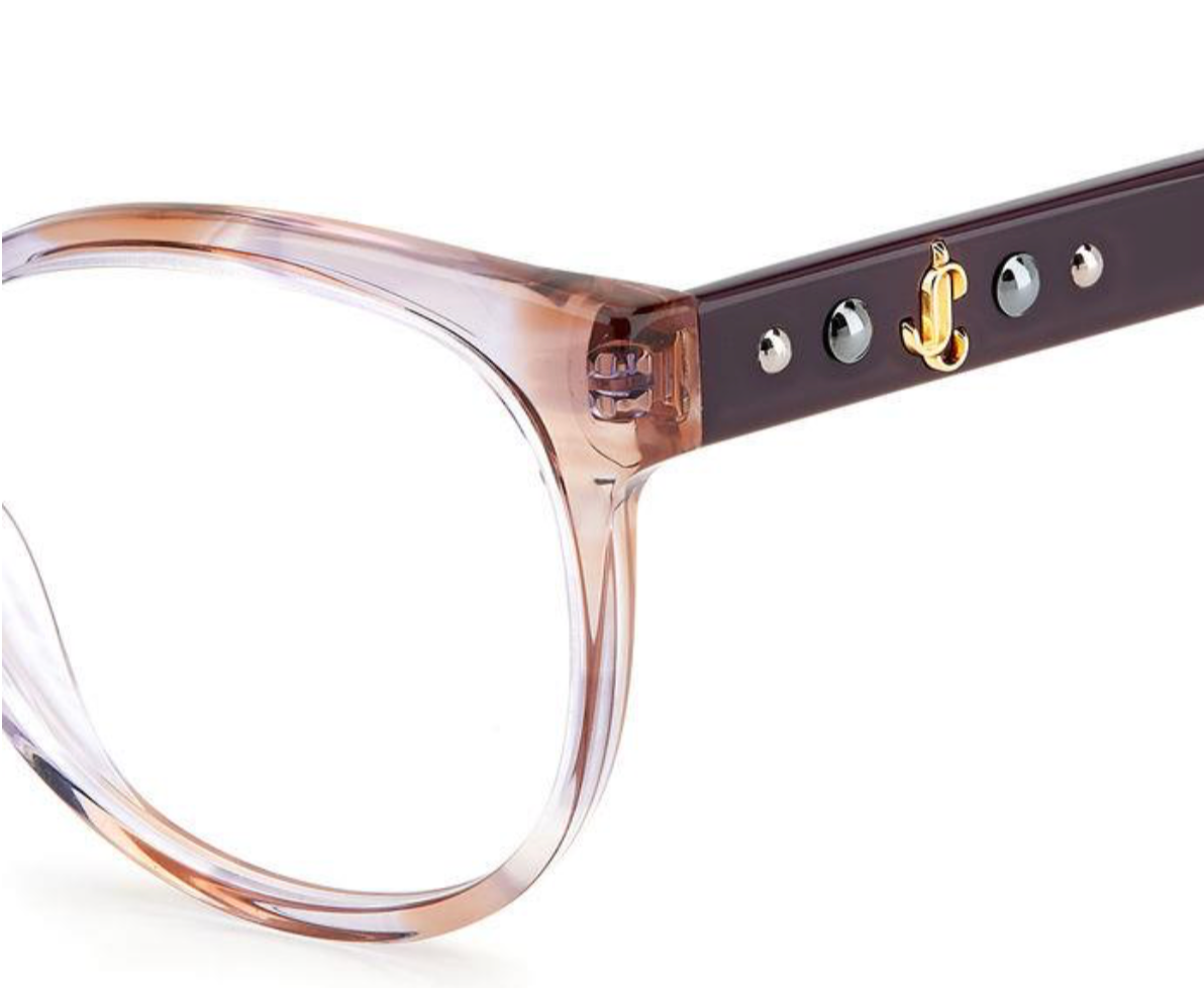 JIMMY CHOO OPTICAL 336 STRIPED VIOLET