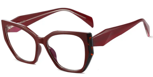 STYLISH OPTICAL FRAME RED 95372