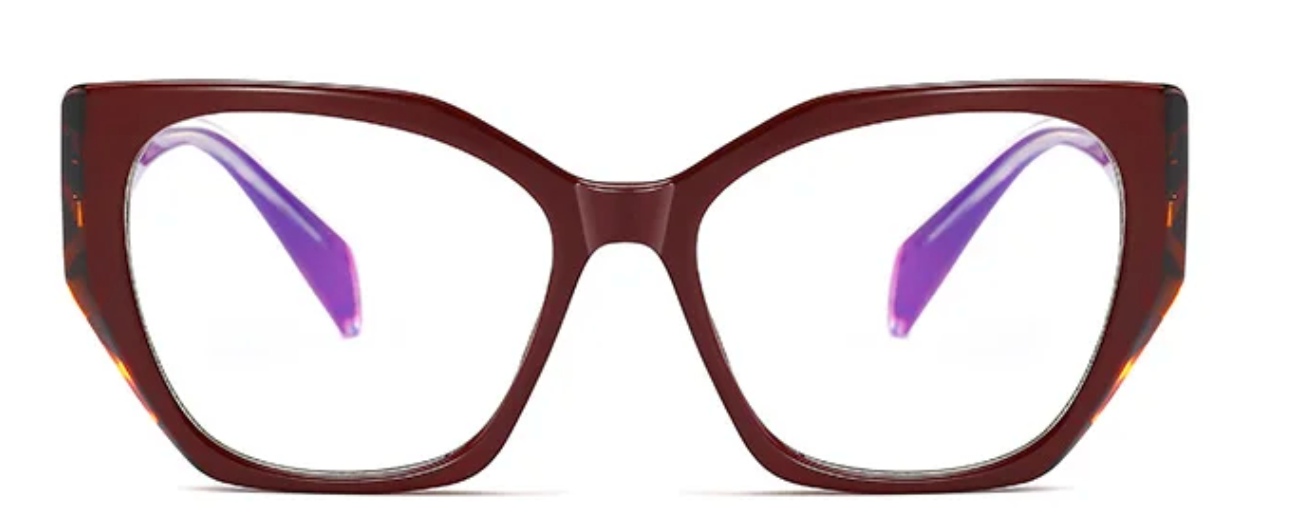 STYLISH OPTICAL FRAME RED 95372