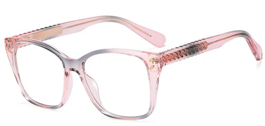 Blue/Grey/Pink Gradient transparent Glasses ESW82044