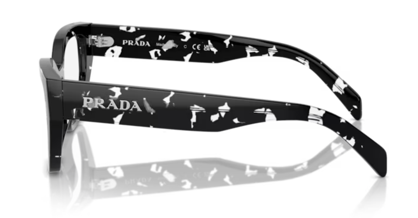 Prada Eyewear PR A16V Black crystal tortoise