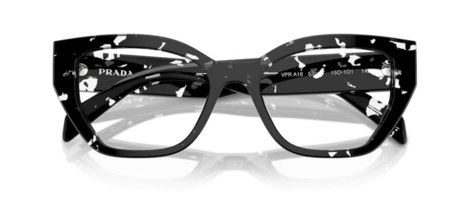 Prada Eyewear PR A16V Black crystal tortoise